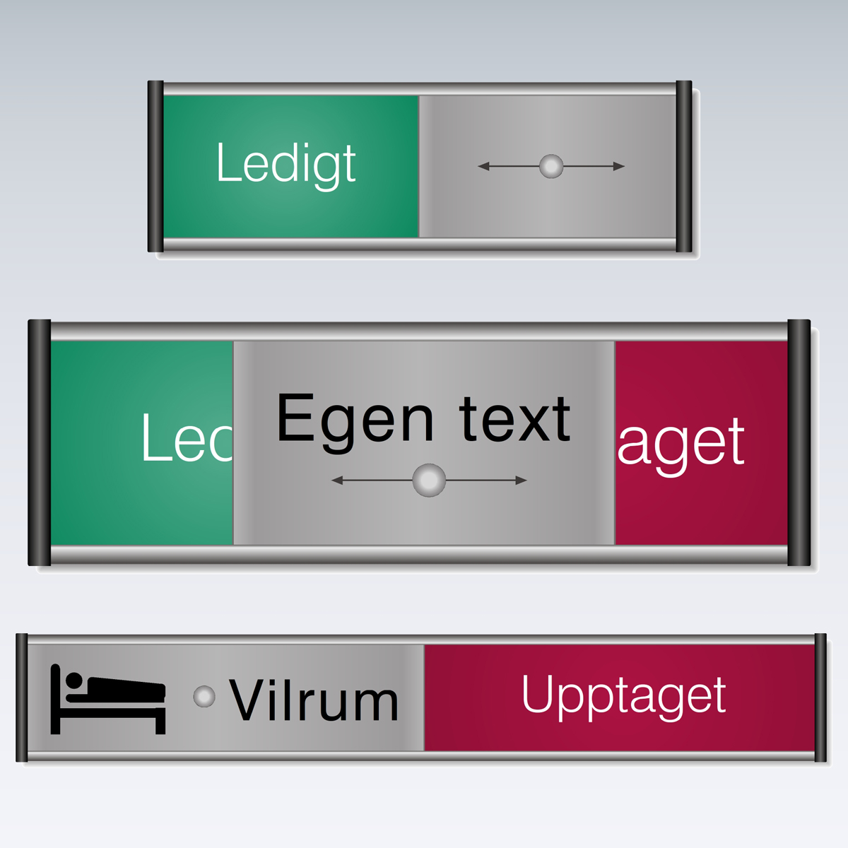 Ledigt-Upptaget Variabelskyltar